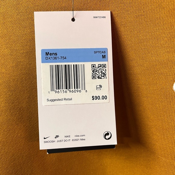 Nike Crew Neck Sweatshirt Size Men’s Medium Loose Fit NWT - Picture 4 of 7